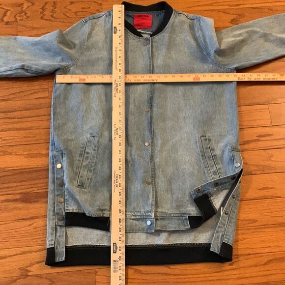 Emory Park size medium VINTAGE oversized denim jacket with front snap closure - Picture 13 of 15